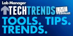 image of Lab Managers Tech Trends live Webinar Logo